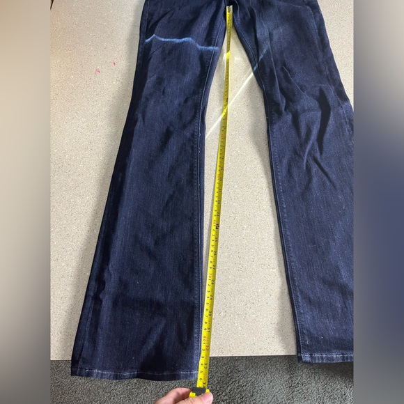 - 7 For All Mankind size 31 mid rise boot cut jeans dark denim - Picture 2 of 7